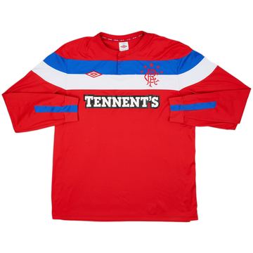 2011-12 Rangers Away L/S Shirt - 7/10 - (XL)