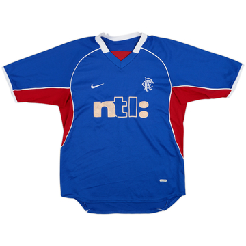 2001-02 Rangers Home Shirt - 6/10 - (M)