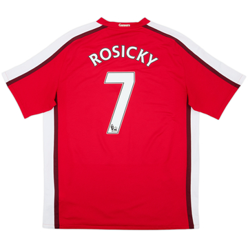 2008-10 Arsenal Home Shirt Rosicky #7 - 8/10 - (L)