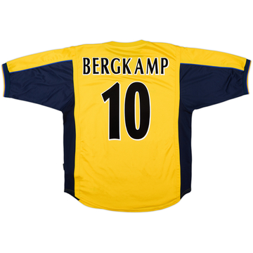 1999-01 Arsenal Away Shirt Bergkamp #10 - 8/10 - (L)