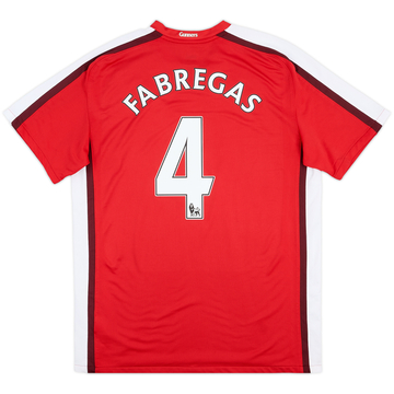 2008-10 Arsenal Home Shirt Fabregas #4 - 6/10 - (L)