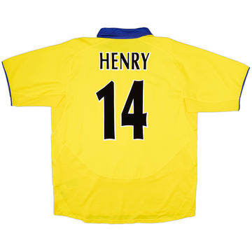 2003-05 Arsenal Away Shirt Henry #14 - 8/10 - (XL)