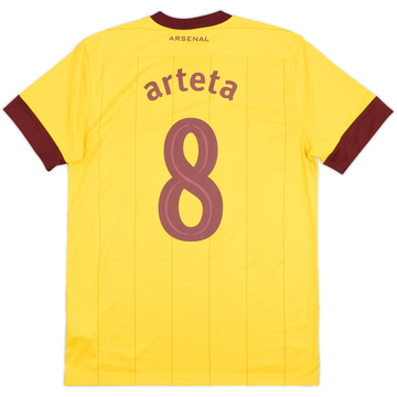 2010-13 Arsenal Away Shirt Arteta #8 - 8/10 - (M)