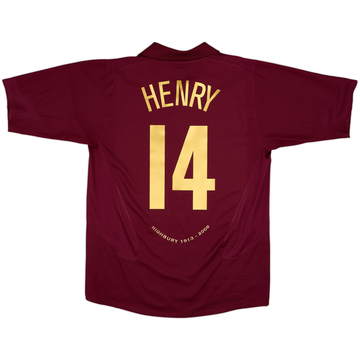 2005-06 Arsenal Home Shirt Henry #14 - 9/10 - (L)