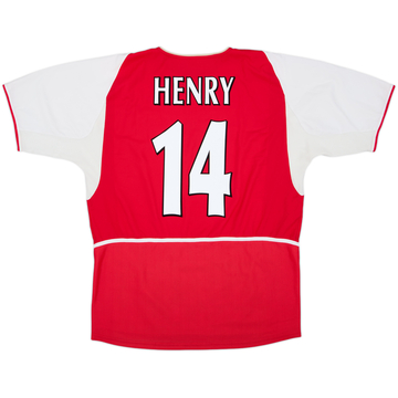 2002-04 Arsenal Home Shirt Henry #14 - 7/10 - (L)