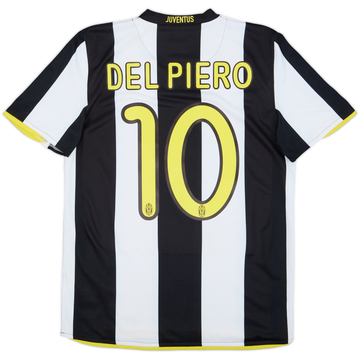 2008-09 Juventus Home Shirt Del Piero #10 - 9/10 - (S)