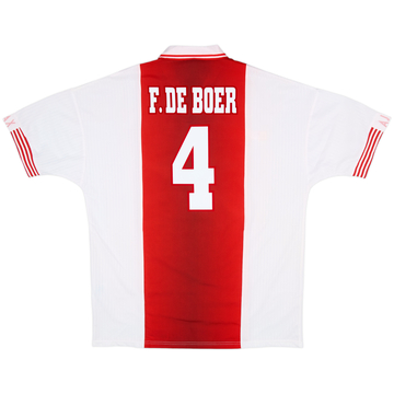 1997-98 Ajax Home Shirt F.De Boer #4 - 8/10 - (XL)