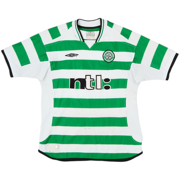2001-03 Celtic Home Shirt - 5/10 - (L.Boys)