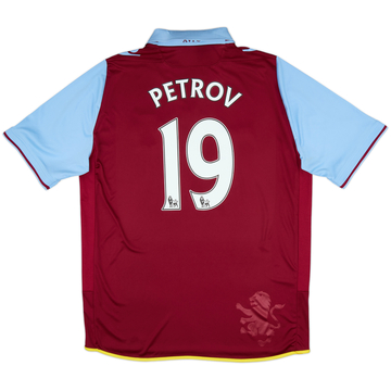 2012-13 Aston Villa Home Shirt Petrov #19 - 6/10 - (XL)