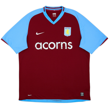2008-09 Aston Villa Home Shirt - 5/10 - (XL)