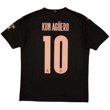 2020-21 Manchester City Away Shirt Kun Aguero #10 - 8/10 - (M)