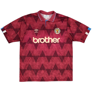 1990-92 Manchester City Away Shirt - 8/10 - (M)