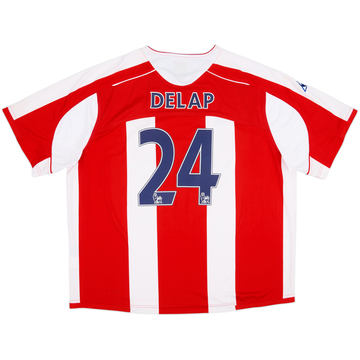 2009-10 Stoke City Home Shirt Delap #24 - 8/10 - (XXL)