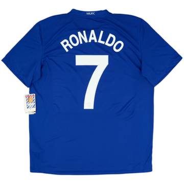 2008-09 Manchester United Camiseta de Tercera Ronaldo #7 (XL)