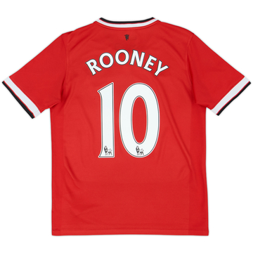 2014-15 Manchester United Home Shirt Rooney #10 - 6/10 - (XL.Boys)