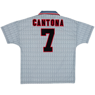 1995-96 Manchester United Away Shirt Cantona #7 - 9/10 - (XL)