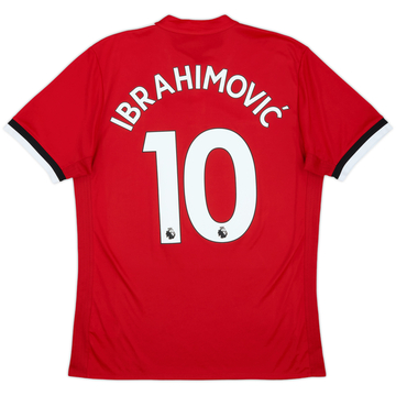 2017-18 Manchester United Home Shirt Ibrahimovic #10 - 6/10 - (M)