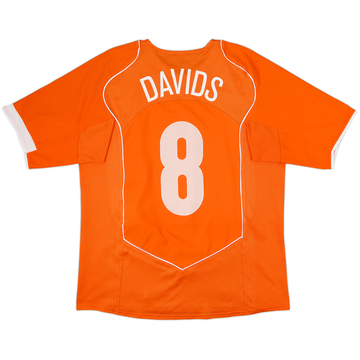 2004-06 Netherlands Home Shirt Davids #8 - 10/10 - (L)