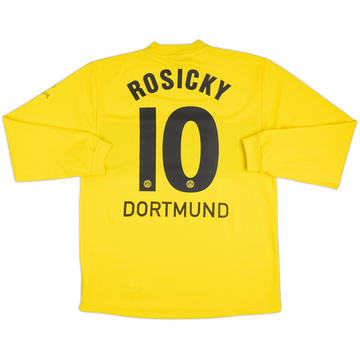 2002-03 Borussia Dortmund Home L/S Shirt Rosicky #10 - 5/10 - (L)