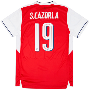 2016-17 Arsenal Home Shirt S.Cazorla #19 - 8/10 - (L)