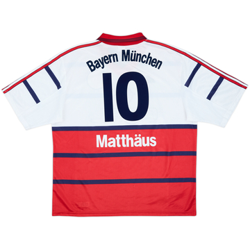 1998-00 Bayern Munich Away Shirt Matthaus #10 - 9/10 - (XL)
