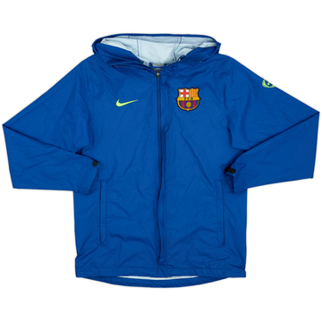 2009-10 Barcelona Nike Hooded Rain Jacket - 8/10 - (S)