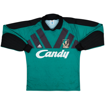 1991-92 Liverpool GK Shirt - 6/10 - (M)