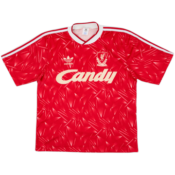 1989-91 Liverpool Camiseta Local - 8/10 - (M/L)
