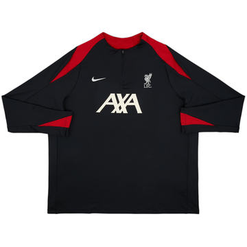 2024-25 Liverpool Nike 1/4 Zip Training Top - 7/10 - (3XL)