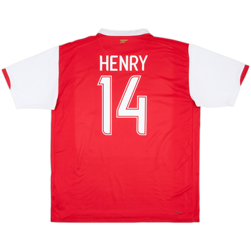 2006-08 Arsenal Home Shirt Henry #14 - 7/10 - (XL)