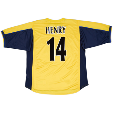 1999-01 Arsenal Away Shirt Henry #14 - 8/10 - (XL)