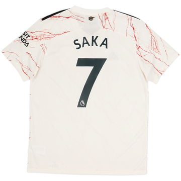 2020-21 Arsenal Away Shirt Saka #7 - 9/10 - (L)