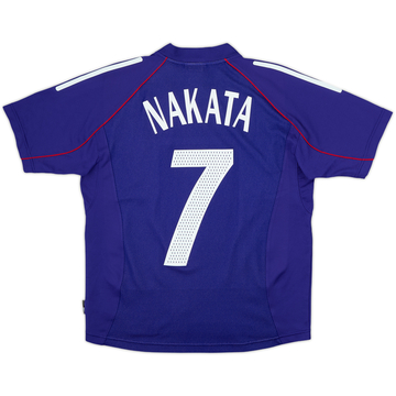 2002-04 Japan Home Shirt Nakata #7 - 8/10 - (L.Boys)