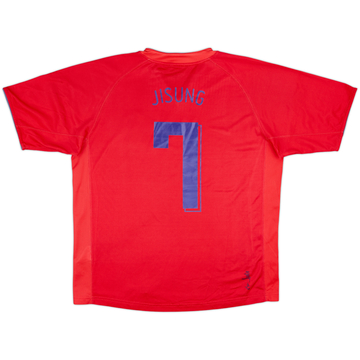2006-08 South Korea Home Shirt Ji Sung #7 - 5/10 - (XL)