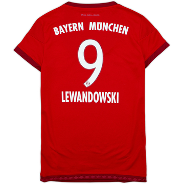 2015-16 Bayern Munich Home Shirt Lewandowski #9 - 5/10 - (Women's XS)
