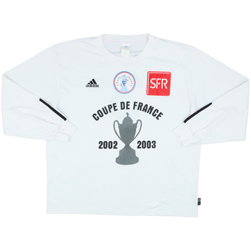 2002-03 adidas Coupe de France L/S Shirt #3 - 8/10 - (XL)