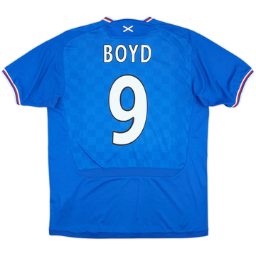2009-10 Rangers Home Shirt Boyd #9 - 4/10 - (L)