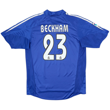 2004-05 Real Madrid Third Shirt Beckham #23 - 8/10 - (M)