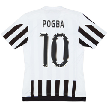 2015-16 Juventus Home Shirt Pogba #10 - 8/10 - (S)