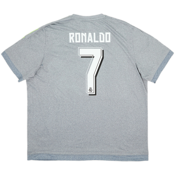 Camiseta de visitante del Real Madrid 2015-16 Ronaldo #7 (XXL)