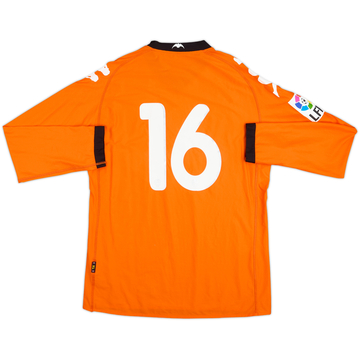 2010-11 Valencia Player Issue Away L/S Shirt #16 - 8/10 - (XL)
