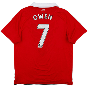 2010-11 Manchester United Home Shirt Owen #7 - 4/10 - (L)