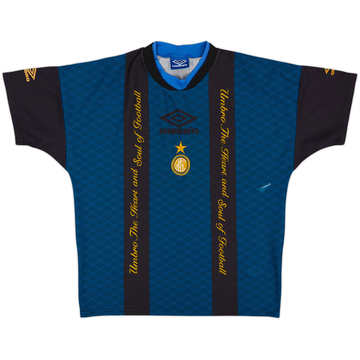1995-96 Inter Milan Umbro Training Shirt - 5/10 - (L)