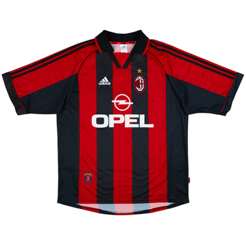1998-00 AC Milan Home Shirt Albertini #4 - 5/10 - (XL)