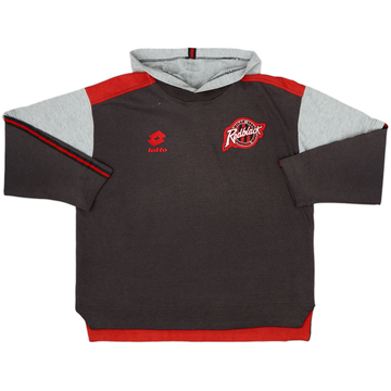 1995-96 AC Milan Lotto Hooded Sweat Top - 5/10 - (M/L)