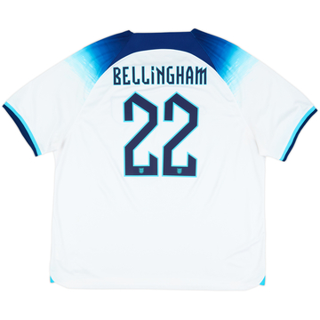 2022-23 England Home Shirt Bellingham #22 - 10/10 - (XXL)