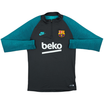 2019-20 Barcelona Nike 1/4 Zip Drill Top - 7/10 - (S)