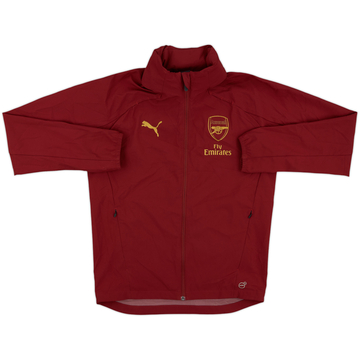 2017-18 Arsenal Puma Hooded Rain Jacket - 8/10 - (S)