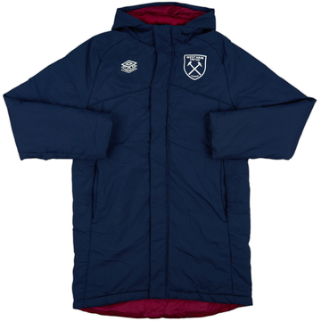 2021-22 West Ham Umbro Padded Bench Coat - 9/10 - (M)