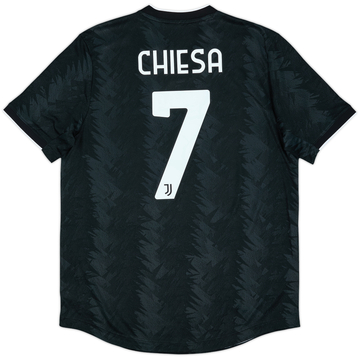 2022-23 Juventus Authentic Away Shirt Chiesa #7 - 9/10 - (L)